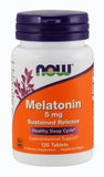 Now Supplements Melatonin 5 Mg Sustained Release, 120 Tablets