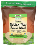 Now Natural Foods Golden Flax Seed Meal Organic, 22 oz.