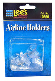 Lees Aquarium Airline Holders with Suction Cups - 6 count