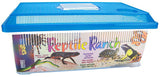 Lees Reptile Ranch Ventilated Reptile and Amphibian Rectangle Habitat with Lid - Small
