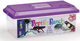 Lees Reptile Ranch Ventilated Reptile and Amphibian Rectangle Habitat with Lid - Small