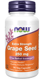 Now Supplements Grape Seed Extra Strength 250 Mg, 90 Veg Capsules