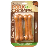 Pork Chomps Premium Roasted Pressed Bones - 4.5