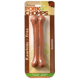 Pork Chomps Premium Roasted Pressed Bones - 4.5" - 2 count