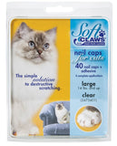 Soft Claws Nail Caps for Cats Clear - Kitten - 40 count