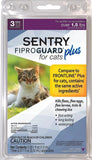 Sentry FiproGuard Plus Flea and Tick Control for Cats and Kittens - 3 count
