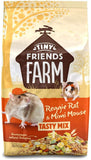 Supreme Pet Foods Tiny Friends Farm Reggie Rat and Mimi Mouse Tasty Mix Food - 2 lb
