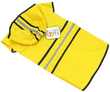 Fashion Pet Rainy Days Slicker Yellow Dog Rain Coat - Small