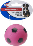 Spot Vinyl Soccer Ball Dog Toy Assorted Colors