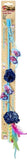 Spot Butterfly and Mylar Teaser Wand Cat Toy Assorted Colors