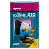 Supreme Ovation Submersible Power Jet Filter for Terrariums and Aquariums - 15 gallon