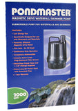 Pondmaster Magnetic Drive Waterfall / Skimmer Pump - 2000 GPH