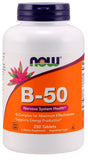 Now Supplements Vitamin B-50, 250 Tablets