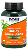 Now Supplements Barley Grass Juice Powder Organic, 4 oz.