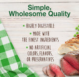 Nylabone Healthy Edibles Chews Roast Beef and Chicken Flavor Petite - 3 count