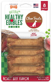 Nylabone Healthy Edibles Chews Roast Beef Petite - 2 count
