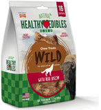 Nylabone Healthy Edibles Natural Wild Bison Chew Treats Small - 8 count