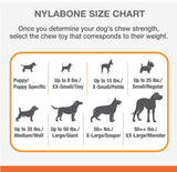 Nylabone Power Chew Wishbone Dog Chew Toy Bison Flavor - Regular
