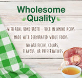 Nylabone Natural Healthy Edibles Broth Bone Chew Treats Ham Flavor Small - 16 count