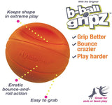 Nylabone Power Play B-Ball Grips Basketball Large 6.5" Dog Toy
