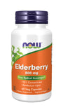 Now Supplements Elderberry 500 Mg, 60 Veg Capsules
