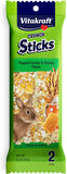 Vitakraft Rabbit Crunch Sticks Popped Grains and Honey - 2 count