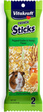 Vitakraft Crunch Sticks with Popped Grains and Honey Guinea Pig Treat - 2 count