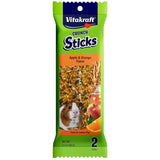 Vitakraft Crunch Sticks Guinea Pig Treats Apple and Orange Flavor - 2 count