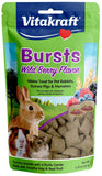 Vitakraft Bursts Treat for Rabbits, Guinea Pigs and Hamsters Wild Berry Flavor - 1.76 oz