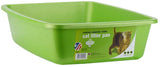 Van Ness Cat Litter Pan with Dip in Front Assorted Colors - Small