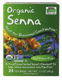Now Natural Foods Senna Tea Organic, 24 Tea Bags