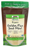 Now Natural Foods Golden Flax Seed Meal Organic, 12 oz.