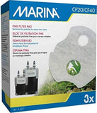 Marina Canister Filter Replacement Fine Filter Pad for CF20/CF40 - 3 count