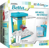 Marina Betta EZ Care Plus Aquarium Kit 1.35 Gallons - White