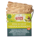 Living World Finch Nest Encourages Natural Breeding for Birds - Large