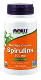 Now Supplements Spirulina 500 Mg Organic, 100 Tablets