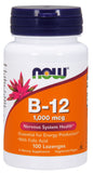 Now Supplements Vitamin B-12 1000 Mcg, 100 Lozenges
