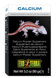 Exo Terra Calcium Powder Supplement for Reptiles and Amphibians - 3.2 oz