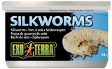 Exo Terra Canned Silkworms Specialty Reptile Food - 1.2 oz