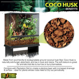 Exo Terra Coco Husk Brick Tropical Terrarium Reptile Substrate - 7 quart