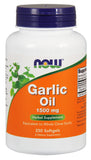 Now Supplements Garlic Oil 1500 Mg, 250 Softgels