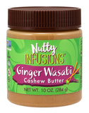 Now Natural Foods Nutty Infusions Cashew Butter Ginger Wasabi, 10 oz.