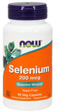 Now Supplements Selenium 200 Mcg, 90 Veg Capsules