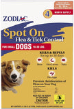 Zodiac Spot On Flea and Tick Control for Small Dogs - 4 count