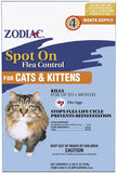 Zodiac Spot On Flea Control for Cats and Kittens - 4 count