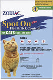 Zodiac Spot On Plus Flea and Tick Control for Cats and Kittens - 4 count