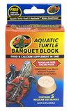 Zoo Med Aquatic Turtle Banquet Block Food and Calcium Supplement Treat - Regular
