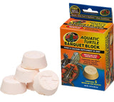 Zoo Med Aquatic Turtle Banquet Block Food and Calcium Supplement Treat - Regular