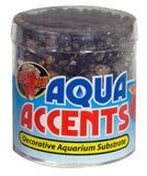 Zoo Med Aqua Accents Dark River Pebbles - 0.5 lb