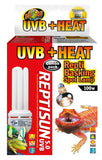 Zoo Med UVB + Heat Combo Pack ReptiSun 5.0 UVB and Repti Basking Spot Lamp - 2 count